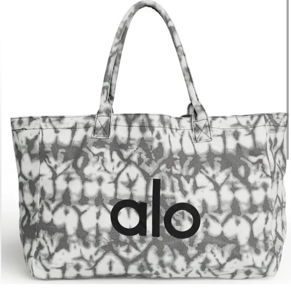 ALO YOGA Canvas Tie-Dye Shopper Tote UNISEX - Picture 1 of 2
